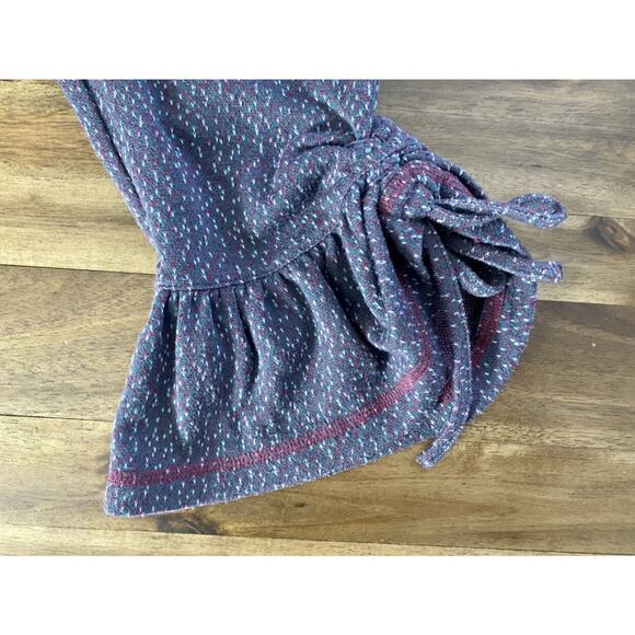 Matilda Jane Heart Soul Pride Kaleidoscope Big Ruffles Knit Pants Gray Red Capri - Picture 6 of 11